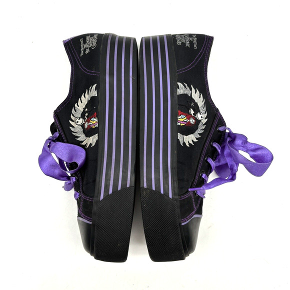 2003 Nightmare Before Christmas 10th Anniversary Black Purple Platform Sneaker 8 - Picture 13 of 16